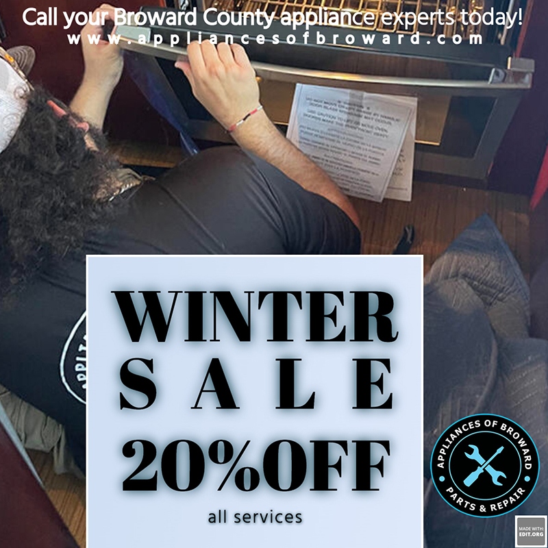 winter appliance service sale