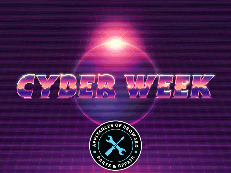 Cyber Week Appliance Repair Deals!