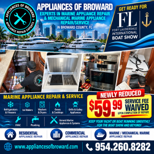 Appliances of Broward marine appliance repair and service for boats and yachts in Broward County, FL